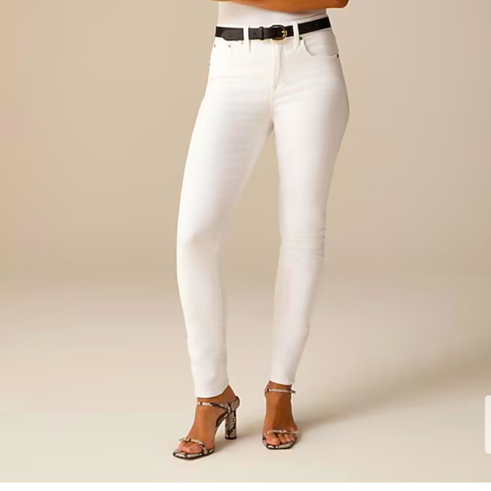 JCrew 9” High Rise Toothpick Denim Jean